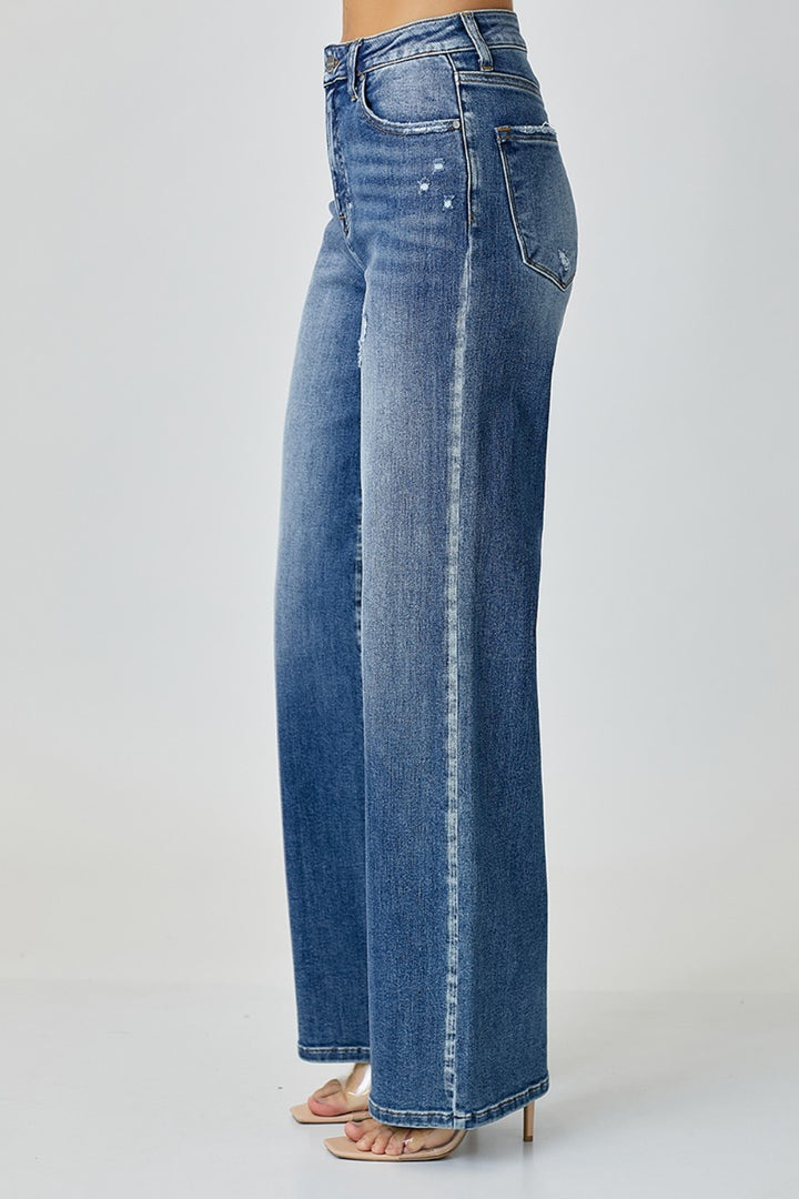 RISEN High Waist Wide Leg Jeans