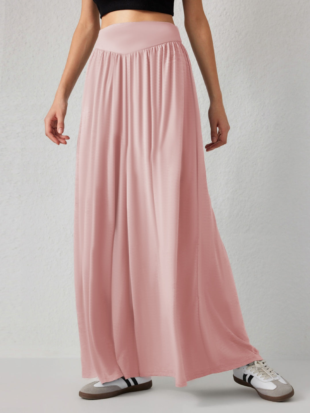 High Waist Wide Leg Pants