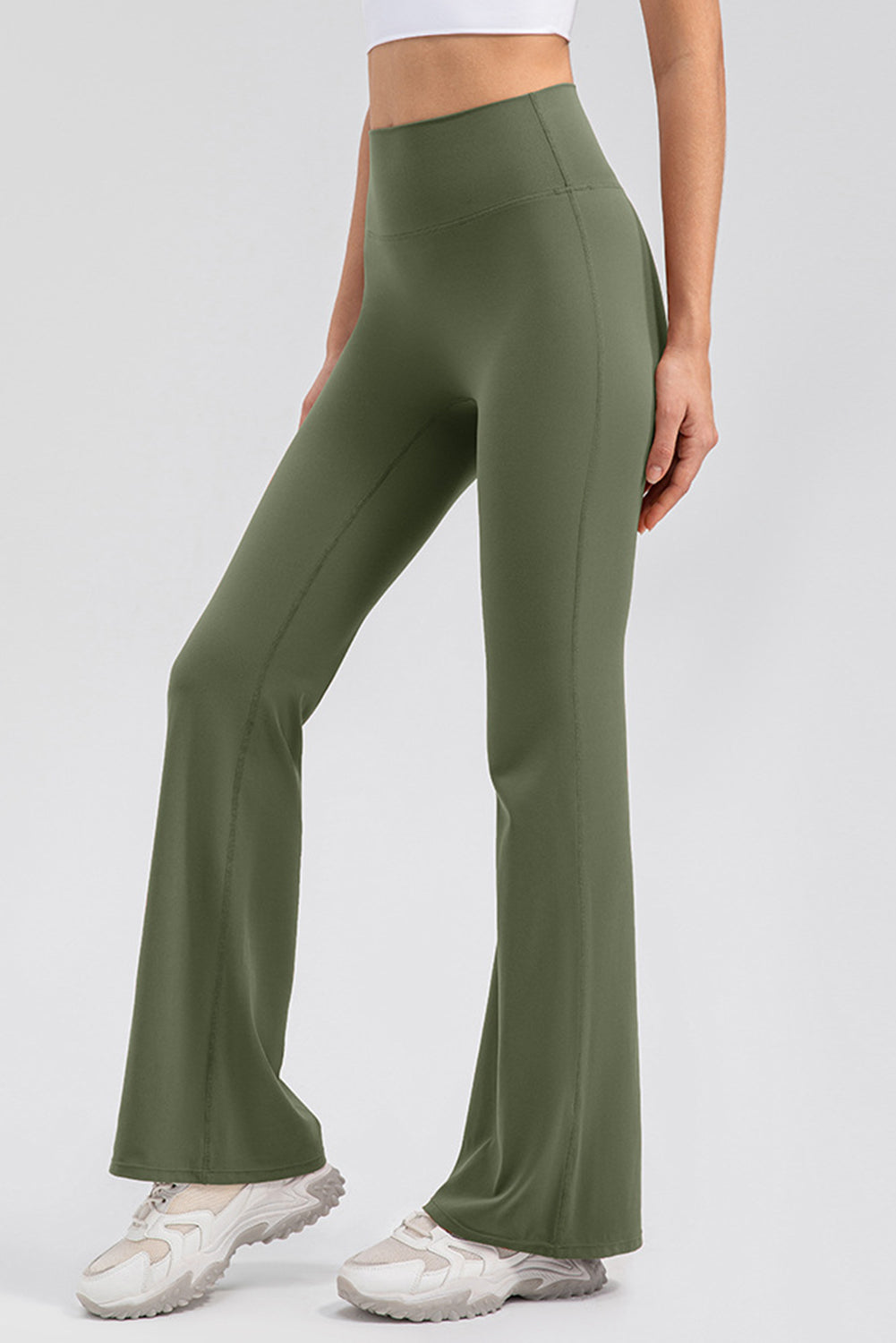 High Waist Straight Active Pants